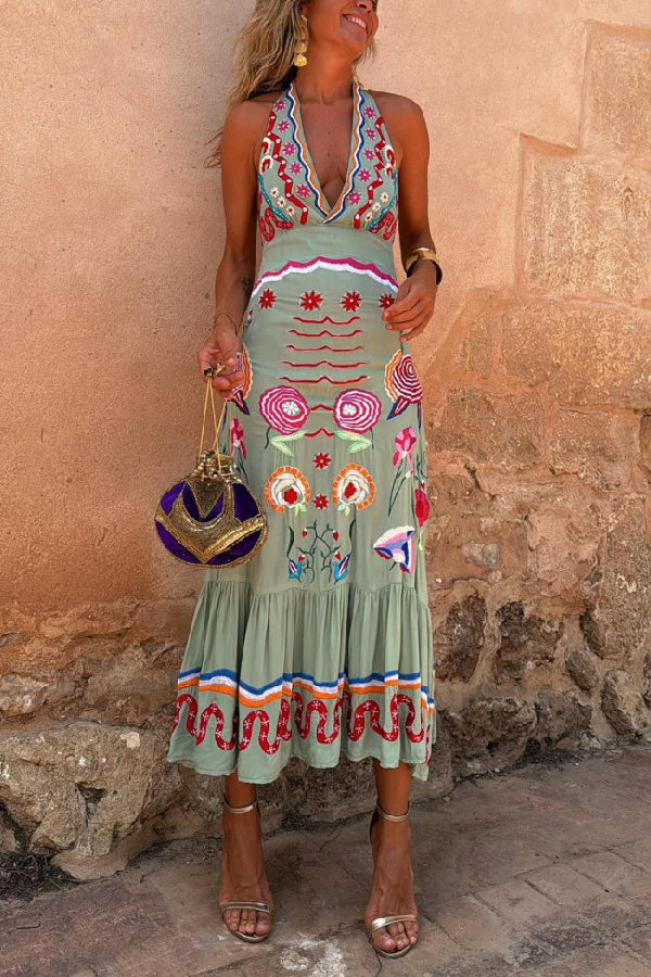 THE DENIS | ART SUSPENDER DRESS