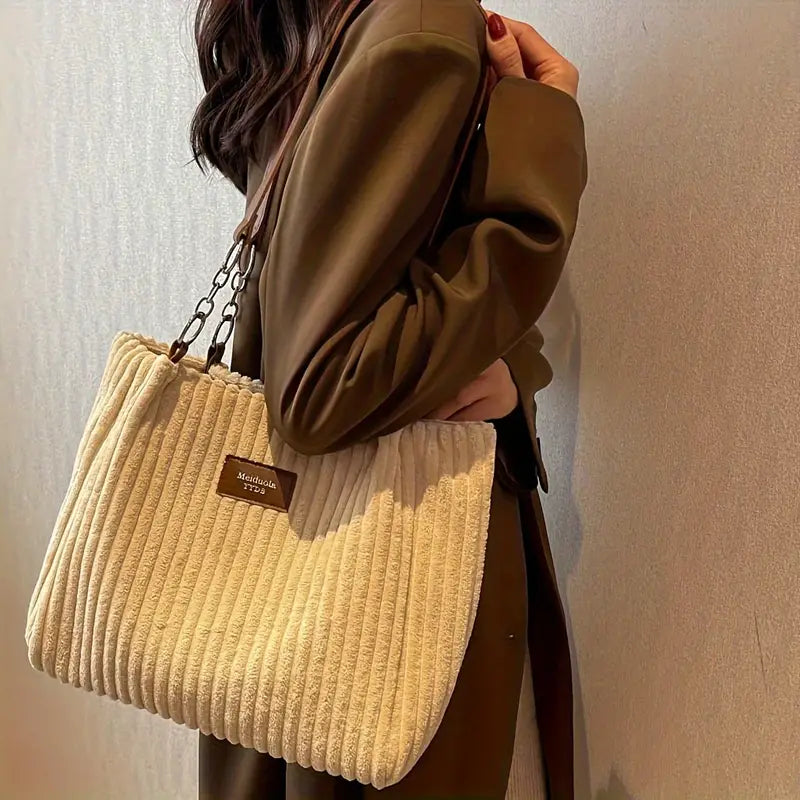 THE ELARA | ELEGANT CORDUROY BAG