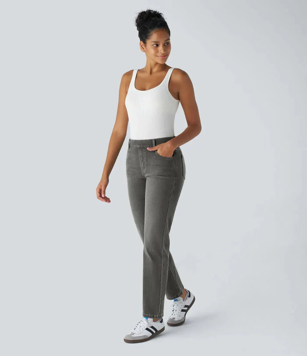 THE LIVANA | HIGH-WAIST STRETCH COMFORT PANTS