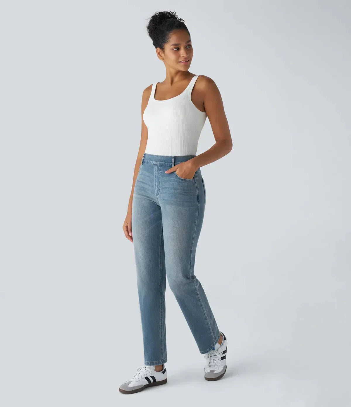 THE LIVANA | HIGH-WAIST STRETCH COMFORT PANTS