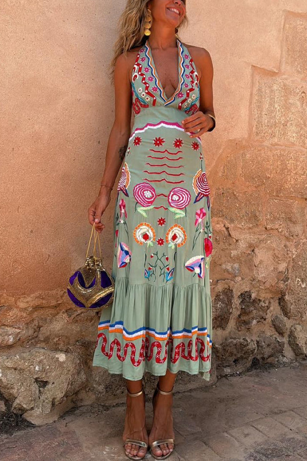 THE DENIS | ART SUSPENDER DRESS