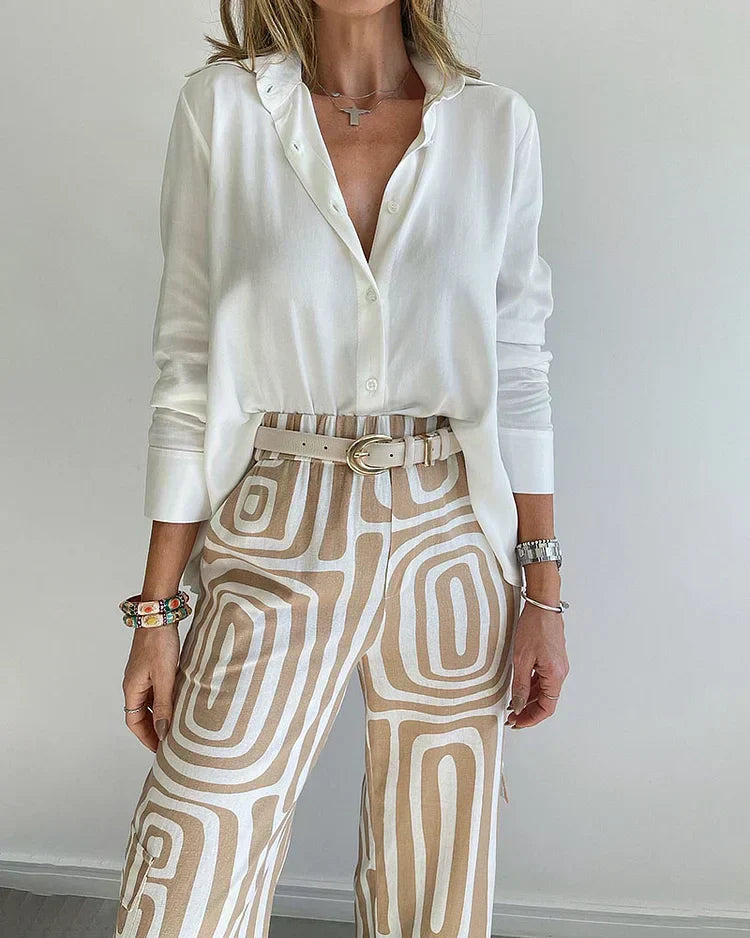 THE CANDELA SET | RELAXED PANTS + FREE BLOUSE