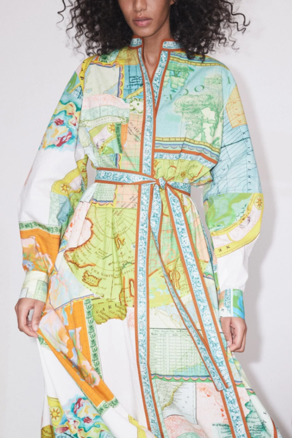 THE TERESA | BALLOON SLEEVE SHIRT MIDI DRESS