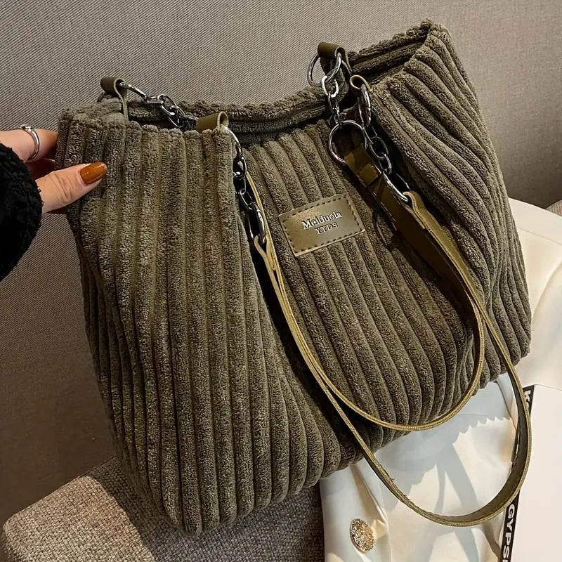THE ELARA | ELEGANT CORDUROY BAG
