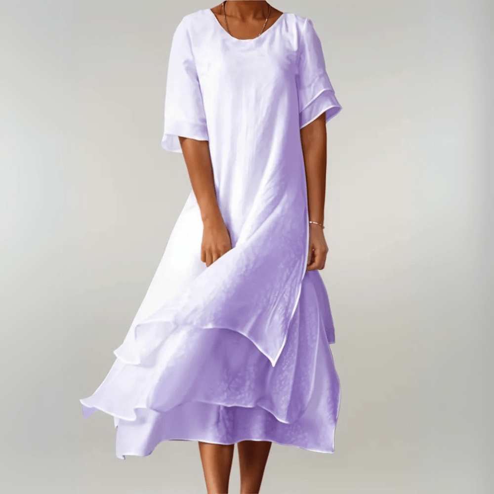 THE MATHILDE | ELEGANT COTTON MAXI DRESS