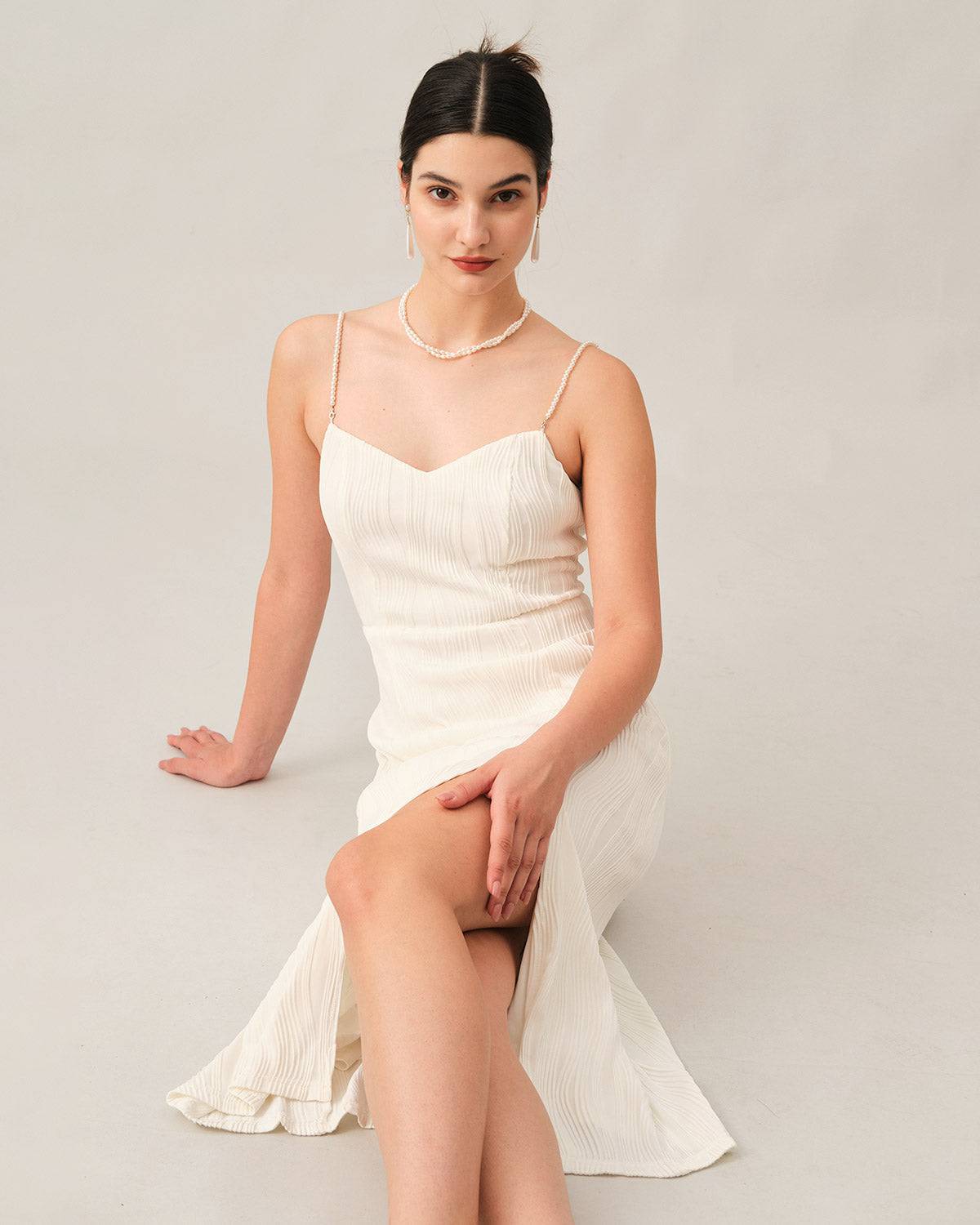 THE ISLA | PEARL STRAP TEXTURED MIDI