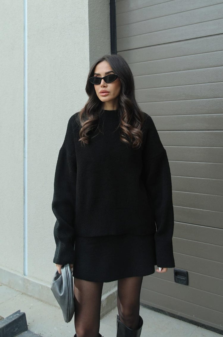 THE ESTELLE | CHIC SWEATER SKIRT ENSEMBLE