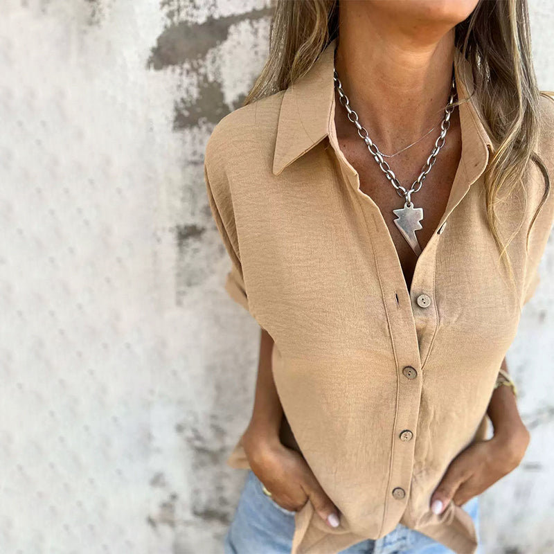 NOLÉA | RELAXED DRAPE BLOUSE
