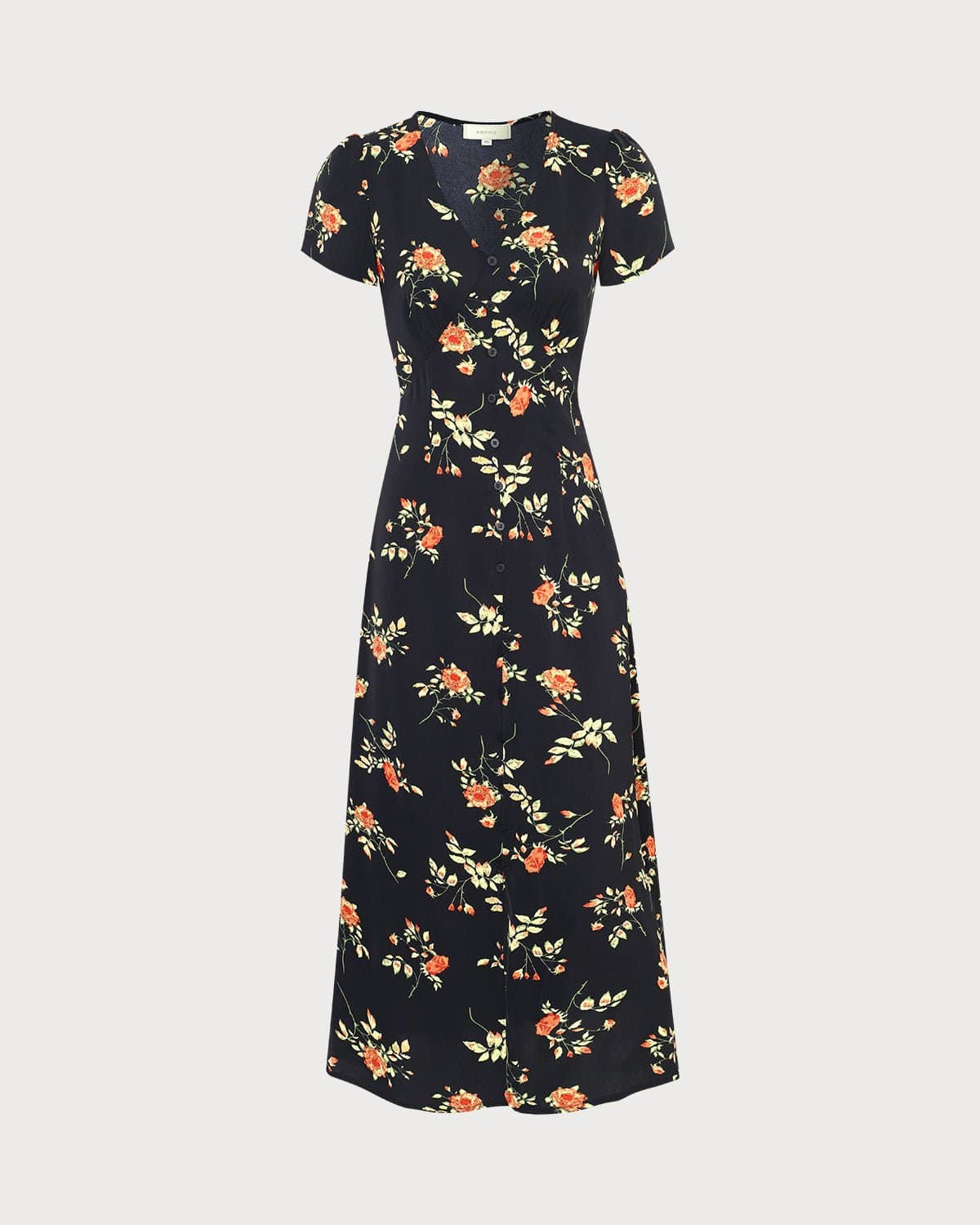 THE LILITH | FLORAL V-NECK MAXI DRESS