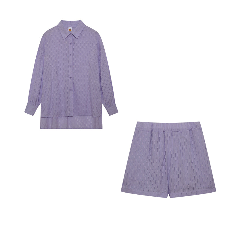 THE ELIZA | BREEZY SHIRT AND SHORTS SET