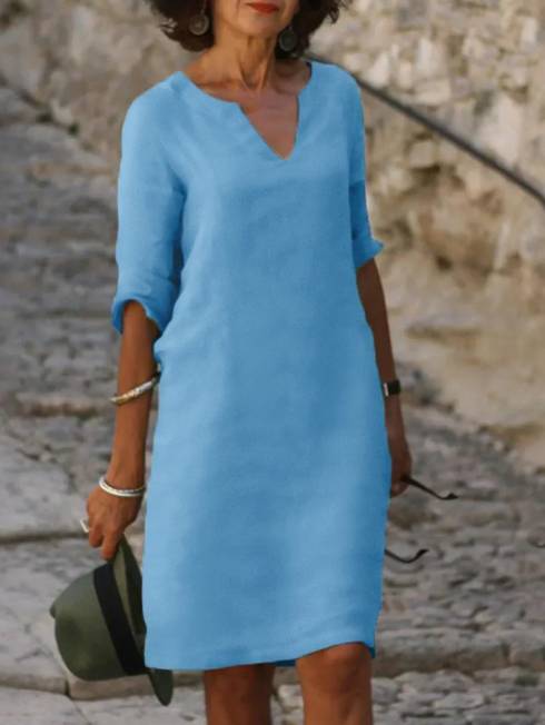 THE JOSETTE | ELEGANT V-NECK DRESS