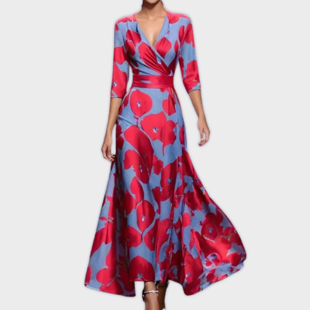 THE LEOMA | HANDCRAFTED STRIPED MAXI DRESS