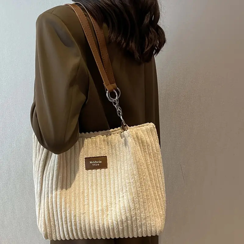 THE ELARA | ELEGANT CORDUROY BAG