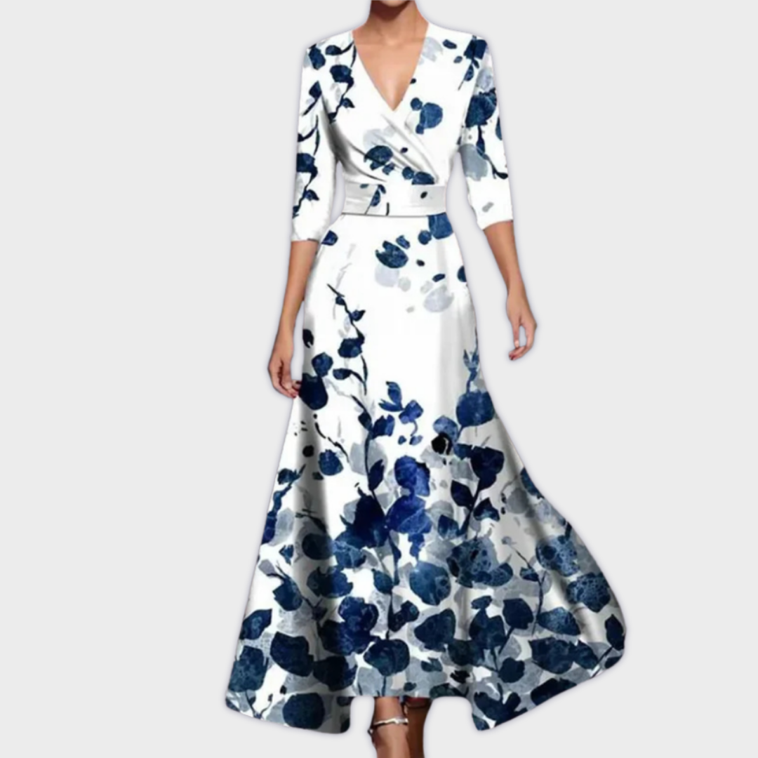 THE LEOMA | HANDCRAFTED STRIPED MAXI DRESS