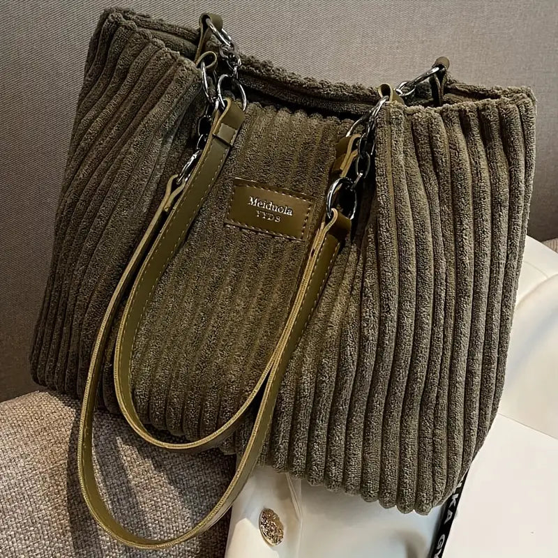 THE ELARA | ELEGANT CORDUROY BAG