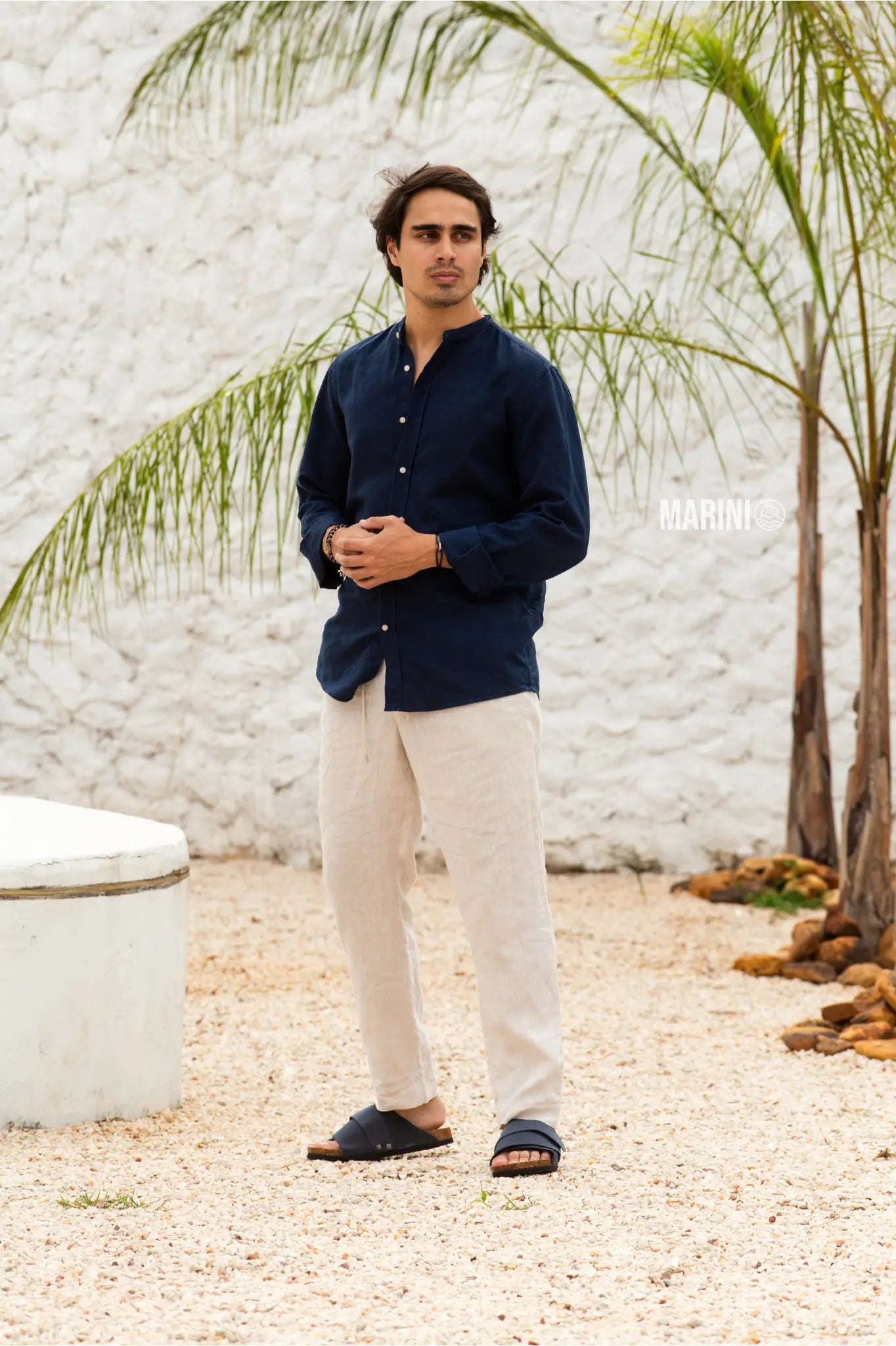 THE BAY BREEZE | SANDAL NAVY BLUE