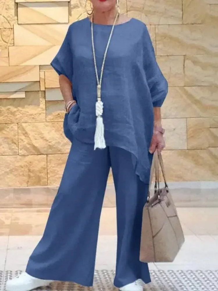 THE MAELIE | COTTON-LINEN TWO PIECE SET