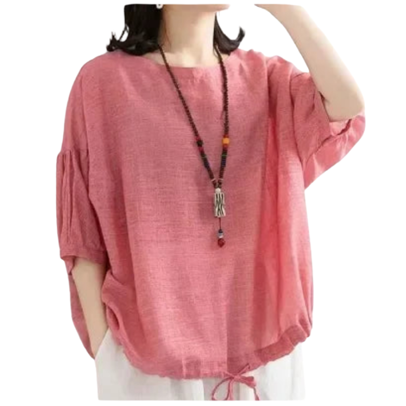 THE NAYA | DRAWSTRING BATWING TOP
