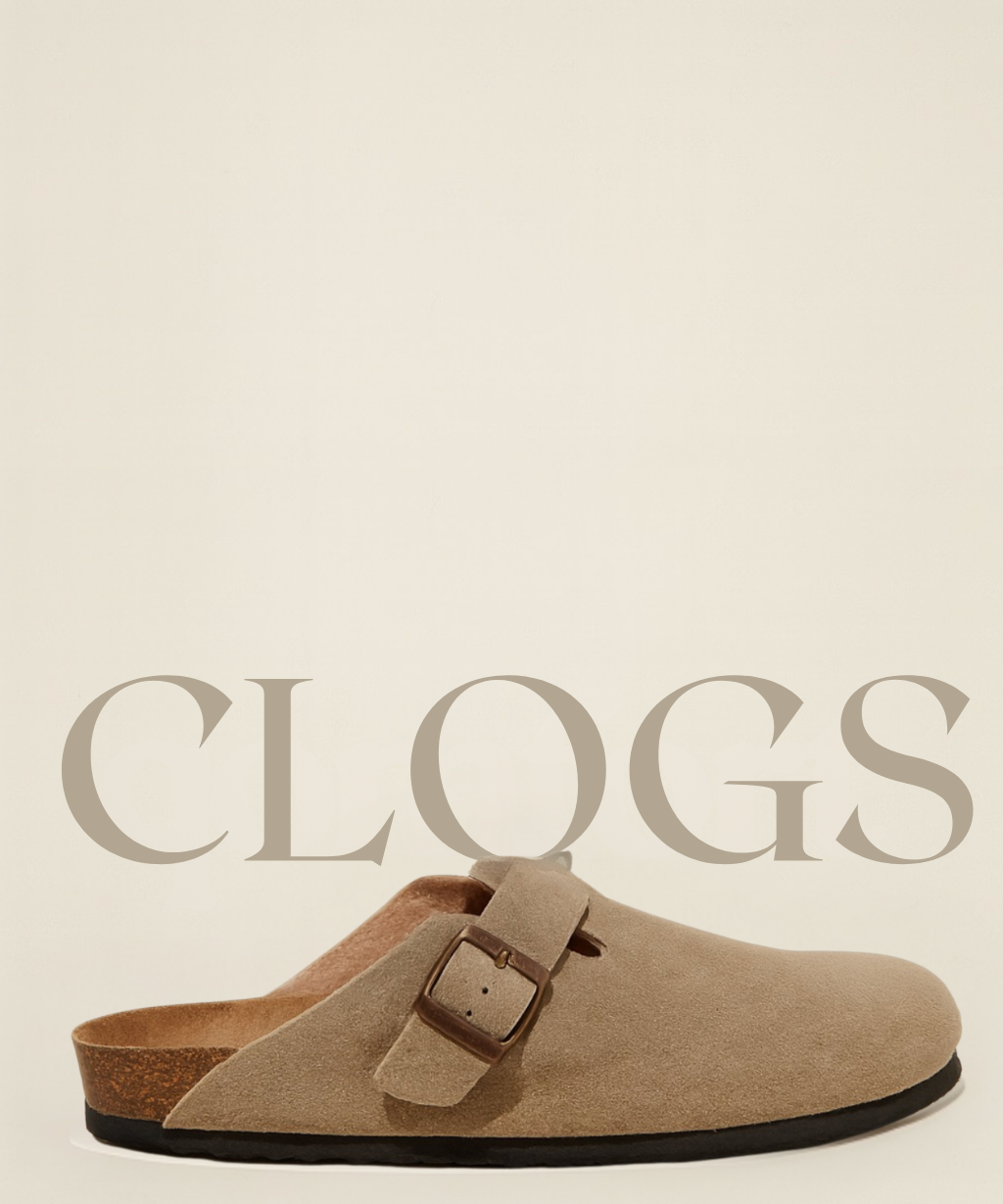 THE ALVORO | GENUINE SUEDE CLOGS