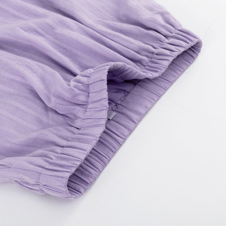 THE VIOLA | BREEZY BUTTON-UP AND SHORTS ENSEMBLE
