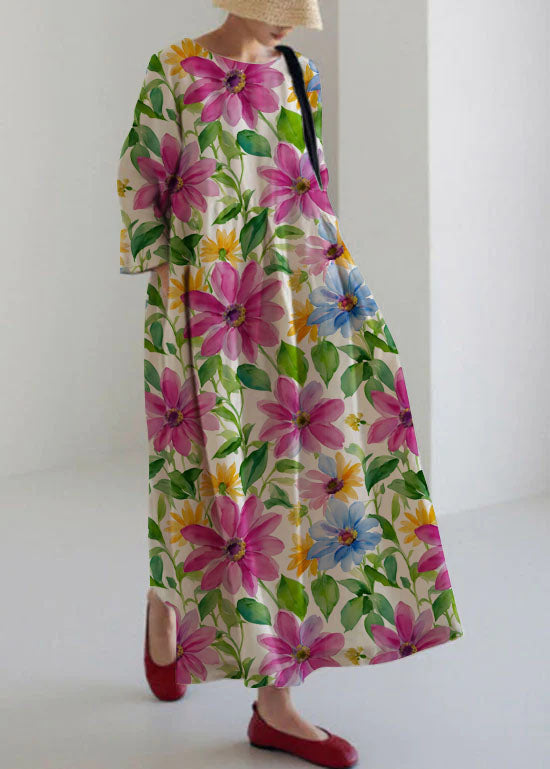 THE LIVIANE | COTTON PATCHWORK DRESS