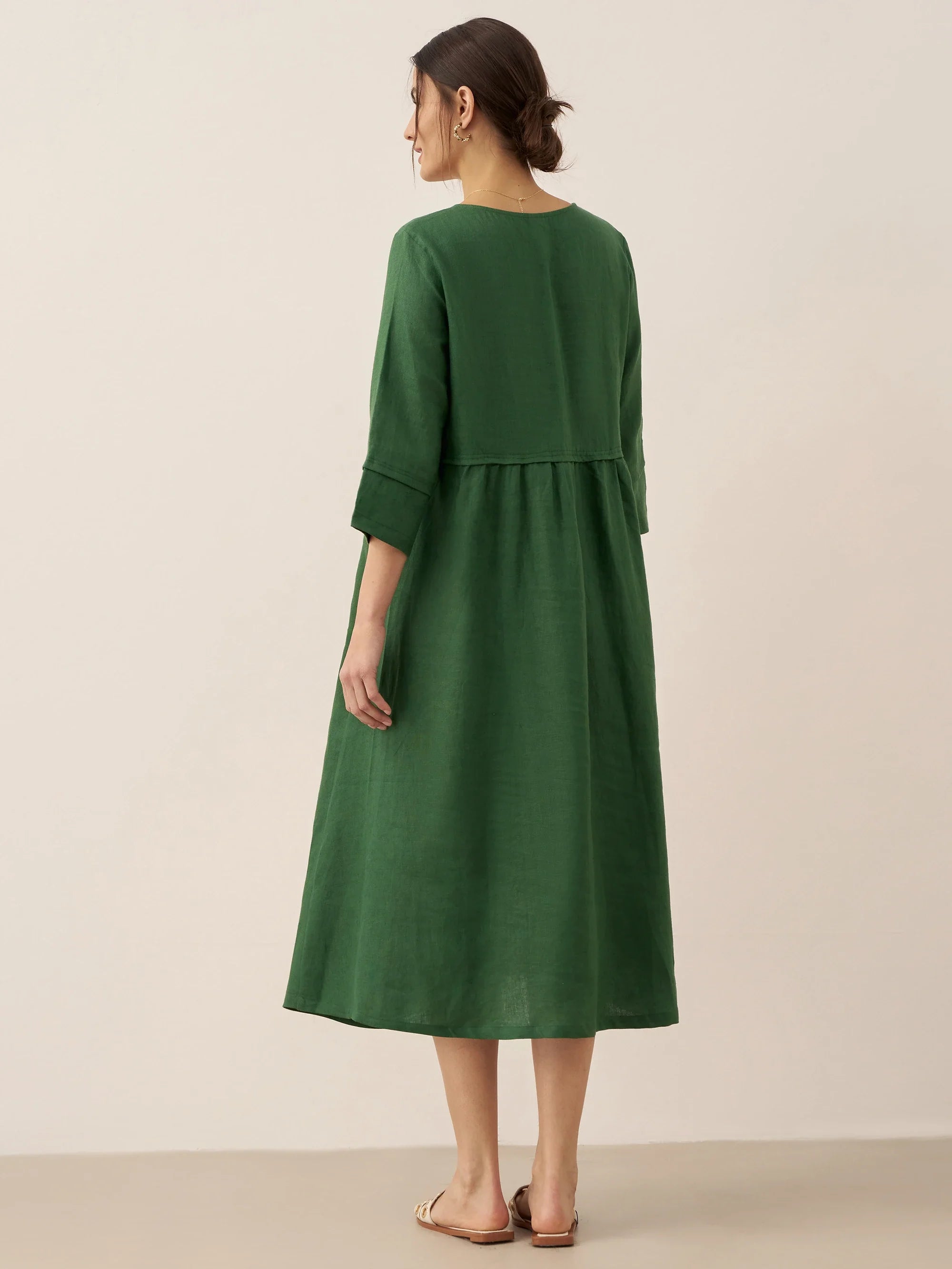 THE ANOUK | 100% LINEN RELAXED MAXI DRESS