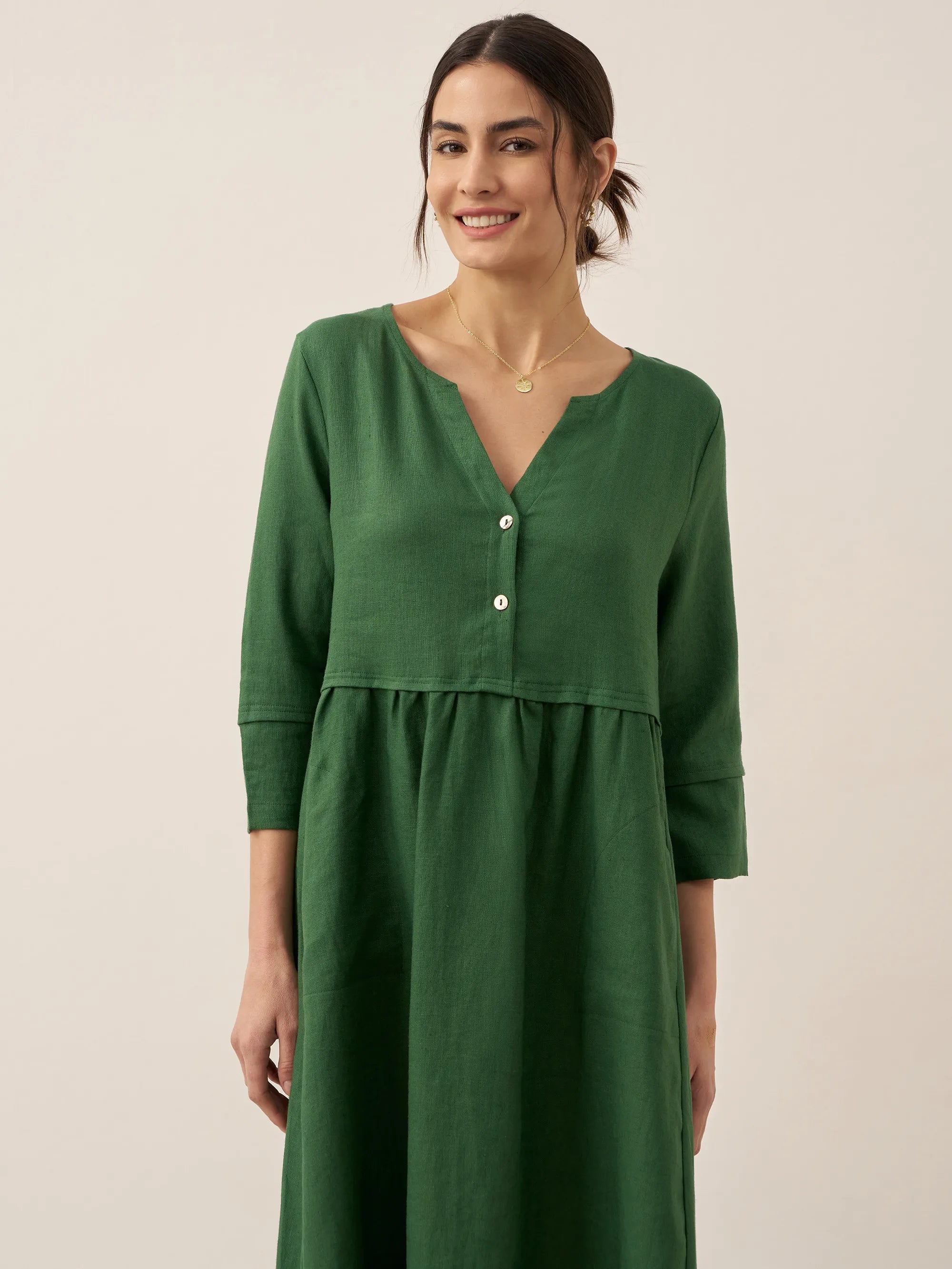 THE ANOUK | 100% LINEN RELAXED MAXI DRESS