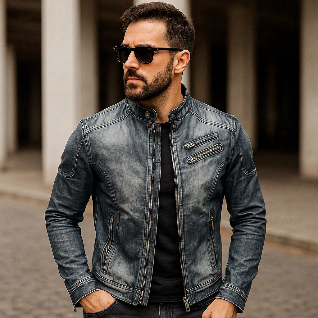 THE HARPER | VINTAGE WASH JEAN JACKET
