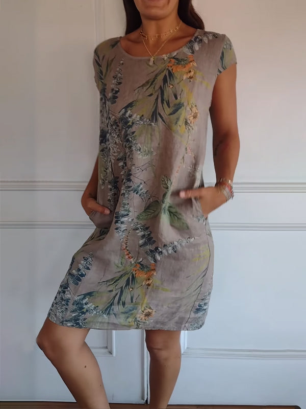 THE ANNELYM | RELAXED ROUND NECK DRESS