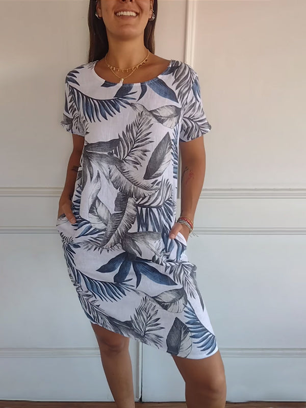 THE ANNELYM | RELAXED ROUND NECK DRESS