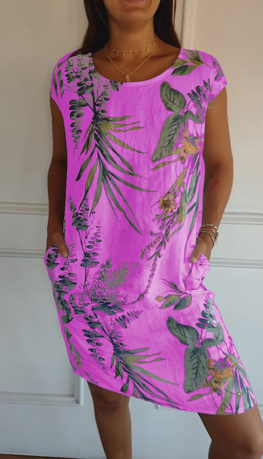 THE ANNELYM | RELAXED ROUND NECK DRESS
