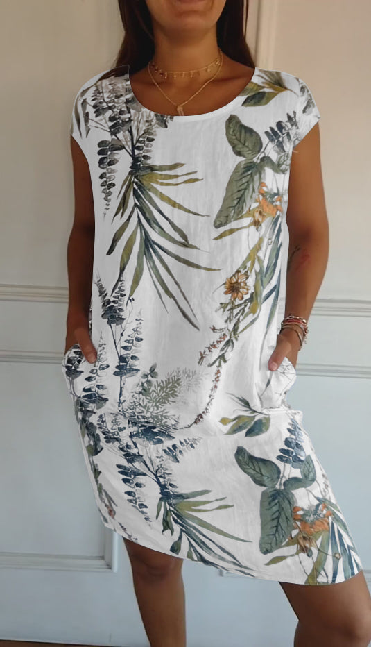 THE ANNELYM | RELAXED ROUND NECK DRESS