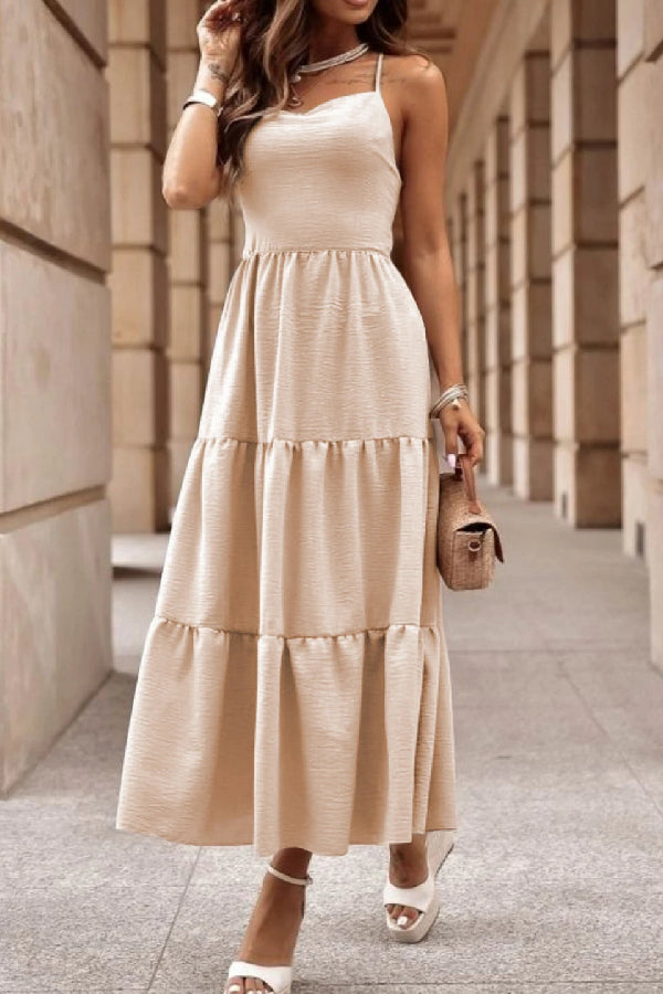 THE ANNA | BODICE TIERED MAXI DRESS
