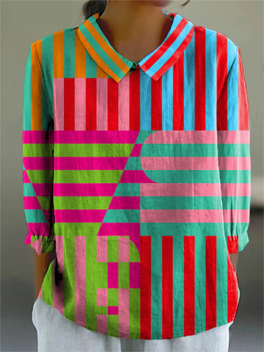THE NOEMIE | TIMELESS STRIPE BLOUSE