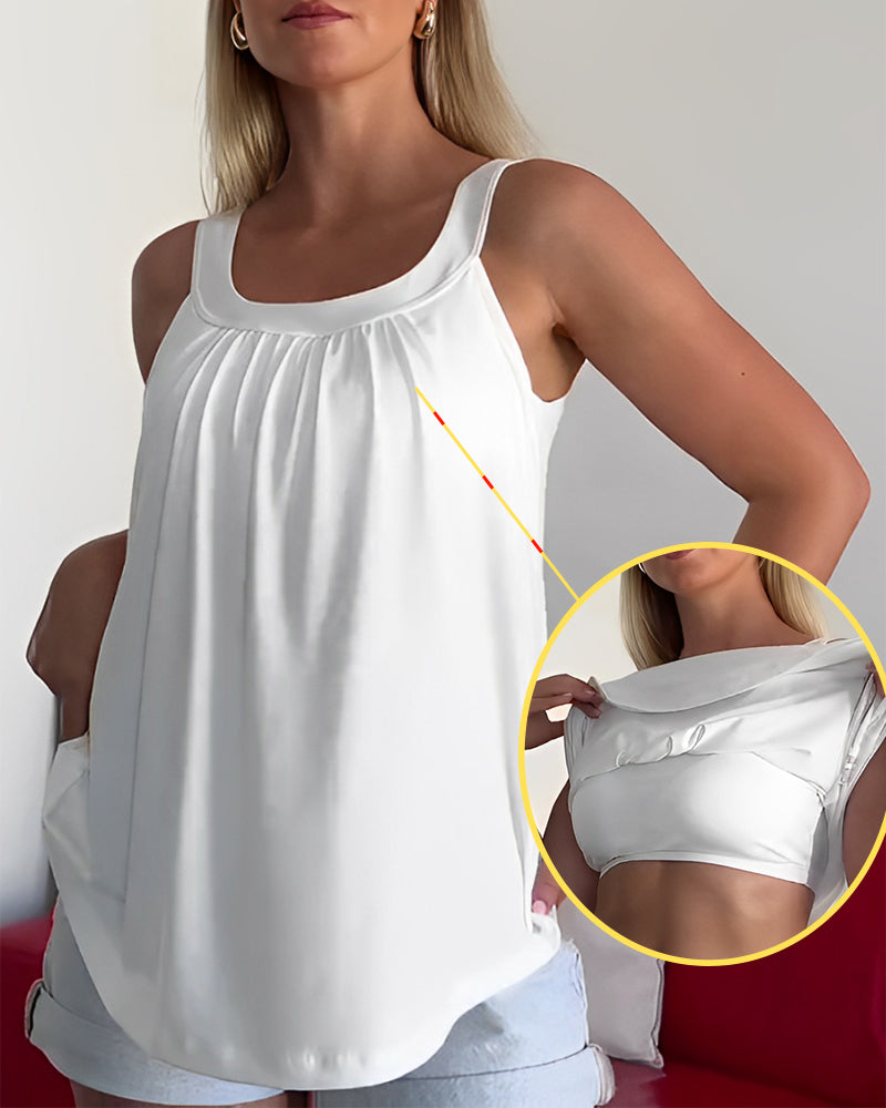 THE SOLENE | ELEGANT PLEATED STRAPLESS TOP SET