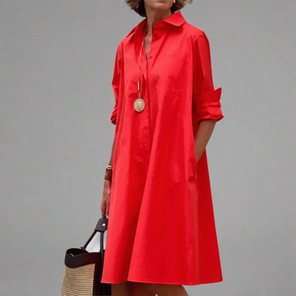 THE BETTINA | PREMIUM POLO MIDI DRESS