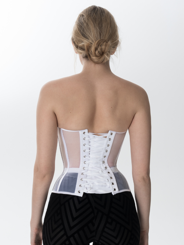 THE EVELINA | ELEGANT MESH CORSET TOP