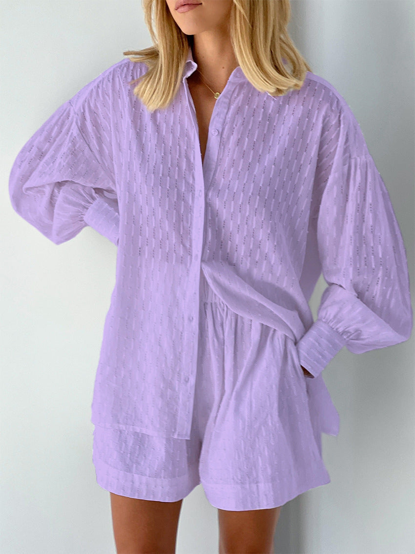 THE ELIZA | BREEZY SHIRT AND SHORTS SET