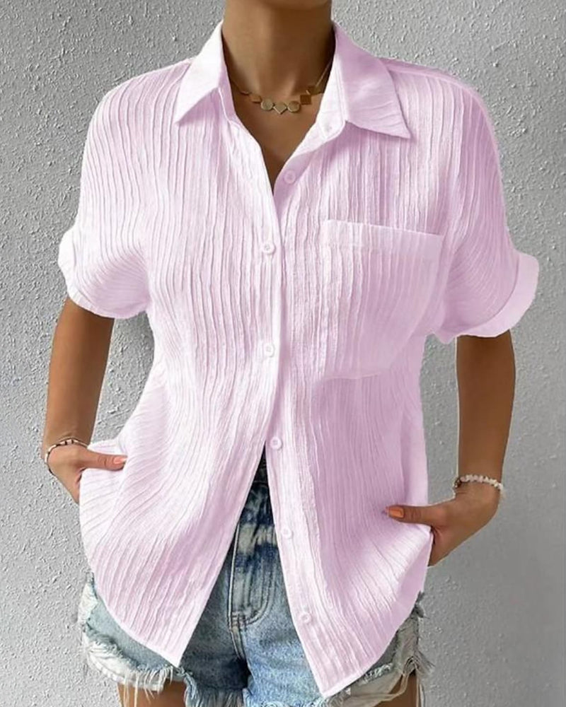 THE ELLARA | COMFORT LAPEL BLOUSE