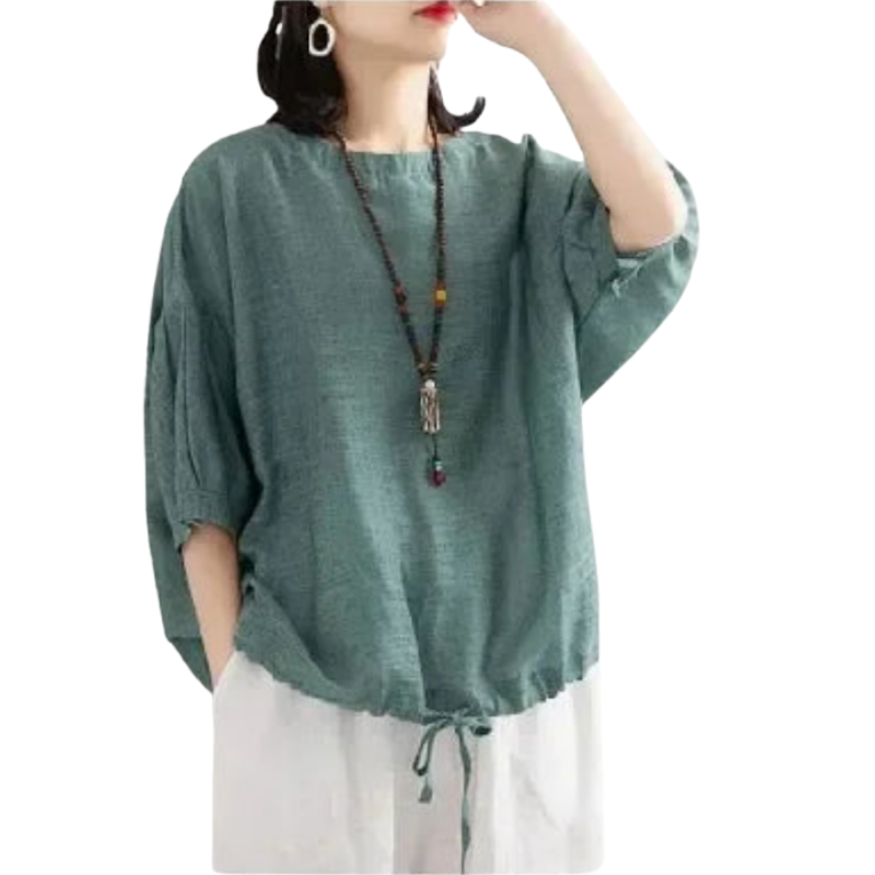 THE NAYA | DRAWSTRING BATWING TOP