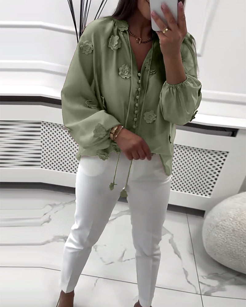 THE LYSANDRA | ELEGANT BLOOM BLOUSE