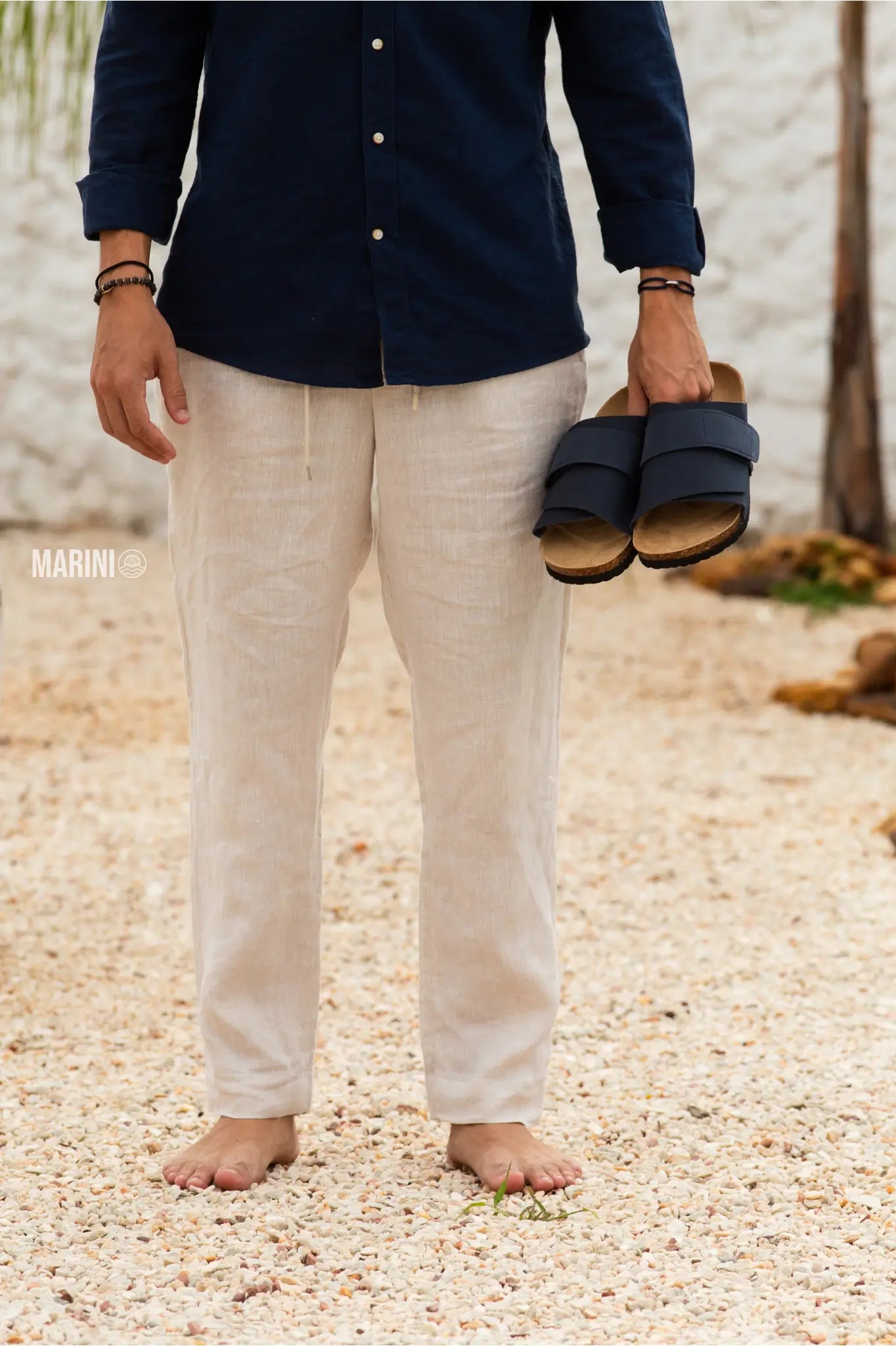 THE BAY BREEZE | SANDAL NAVY BLUE