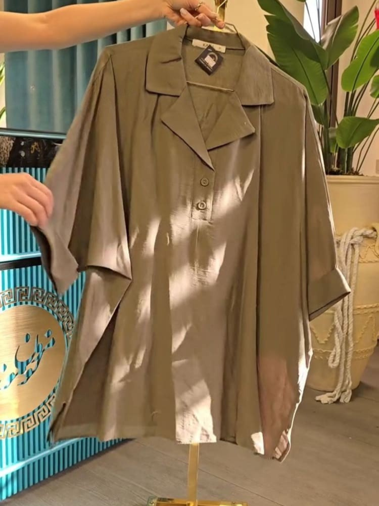 THE NALANI | RELAXED LAPEL BLOUSE