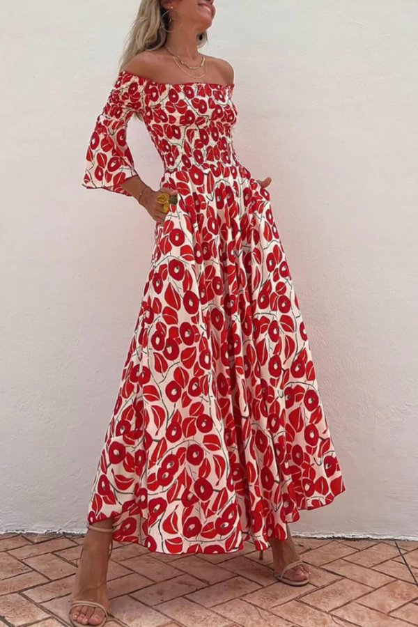 THE SANTINA | FLORAL VACATION MAXI