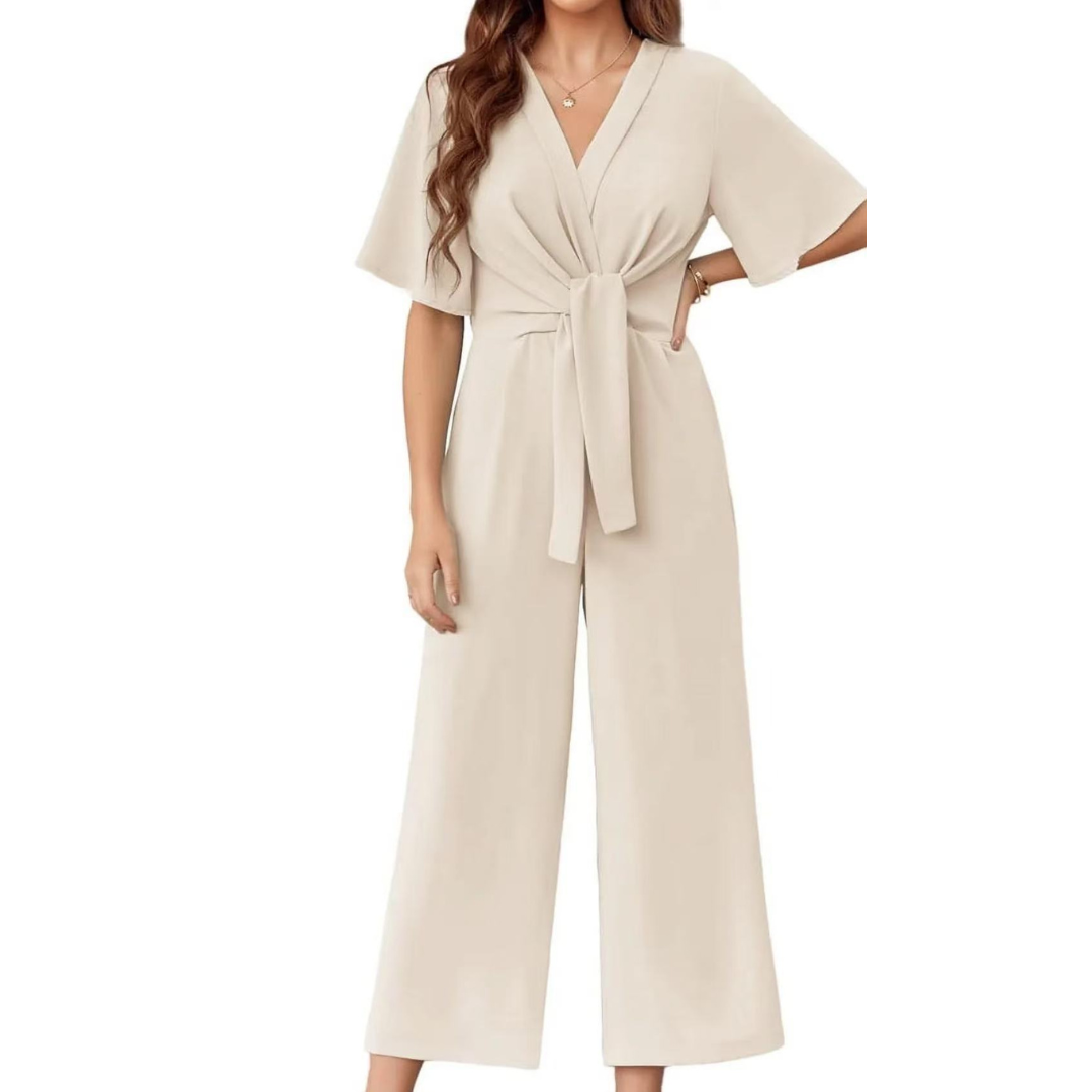 THE LUCIA | ELEGANT TIE KNOT JUMPSUIT