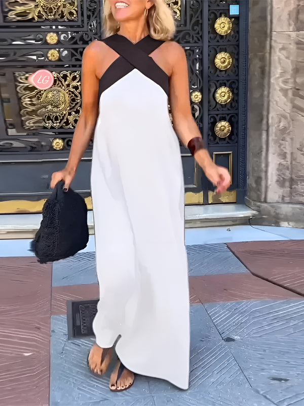 THE MAIA | WRAP-EFFECT MIDI DRESS