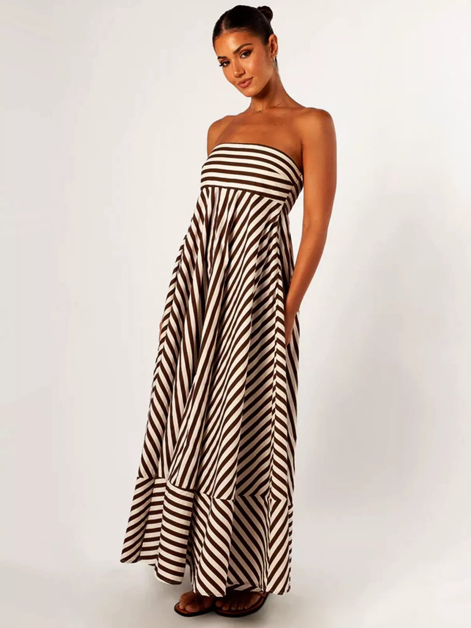 THE LUNA | RUCHED TUMMY CONTROL MAXI DRESS
