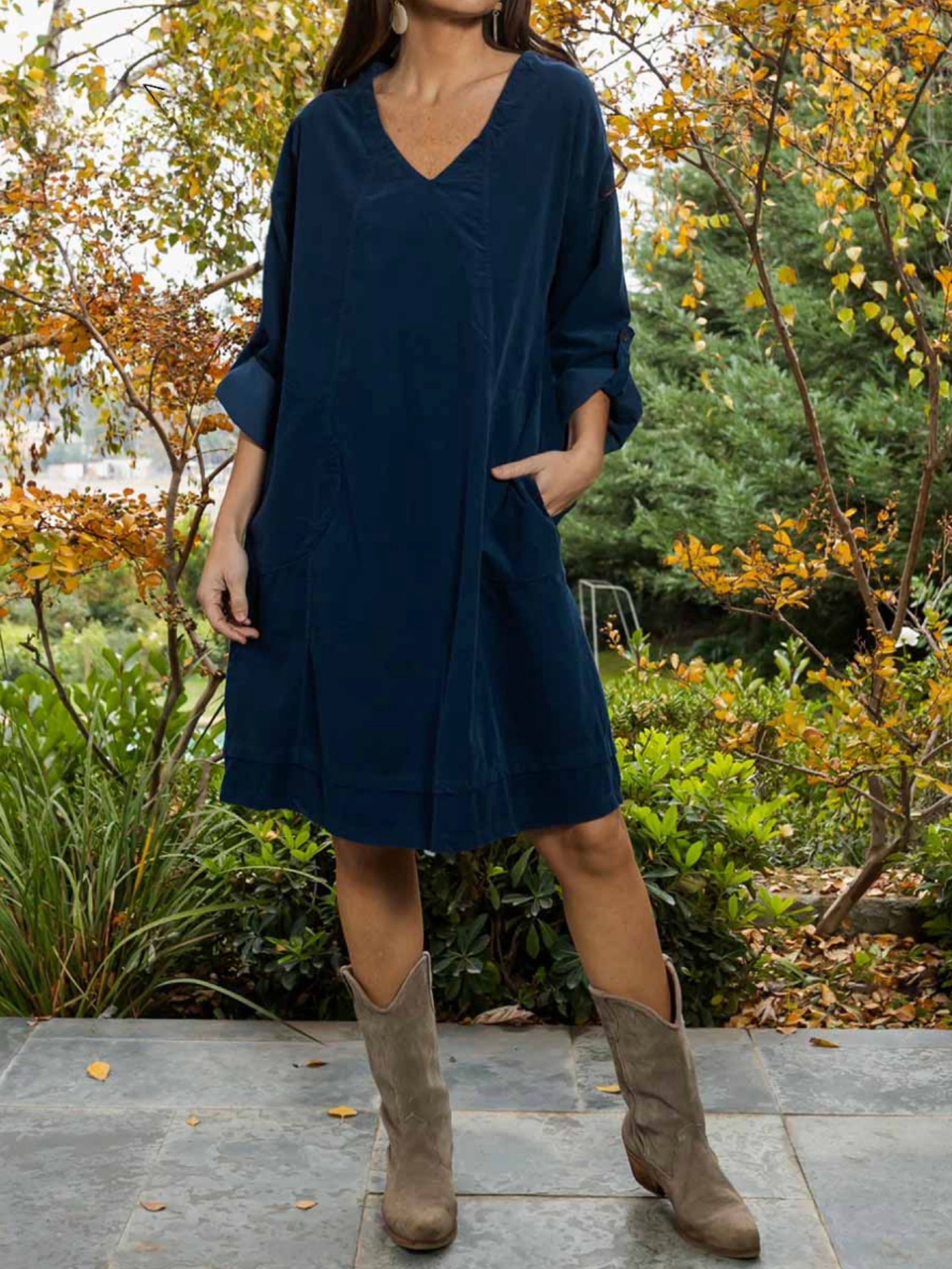 THE LIVIA | CASUAL COTTON POCKET DRESS
