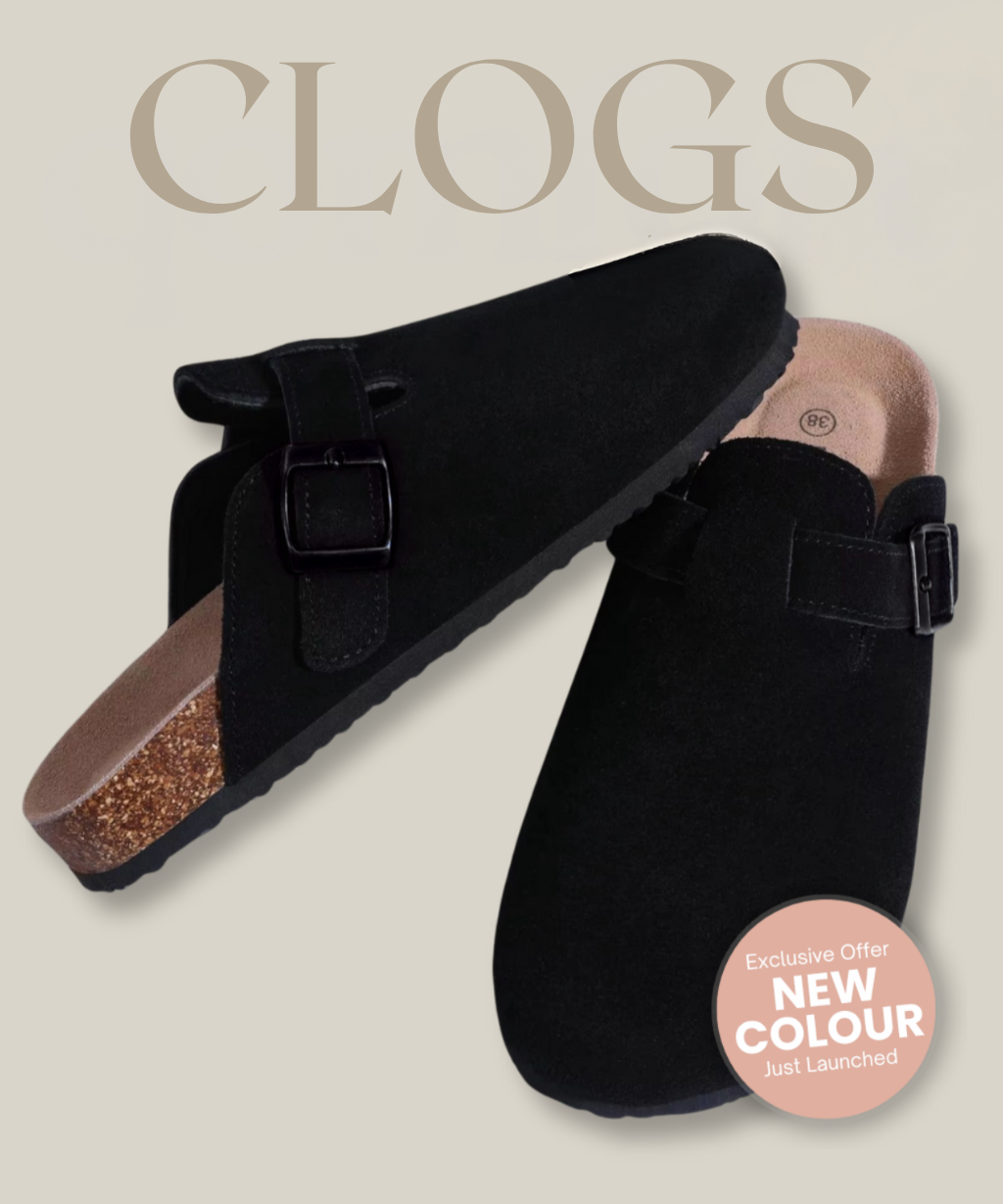 THE ALVORO | GENUINE SUEDE CLOGS