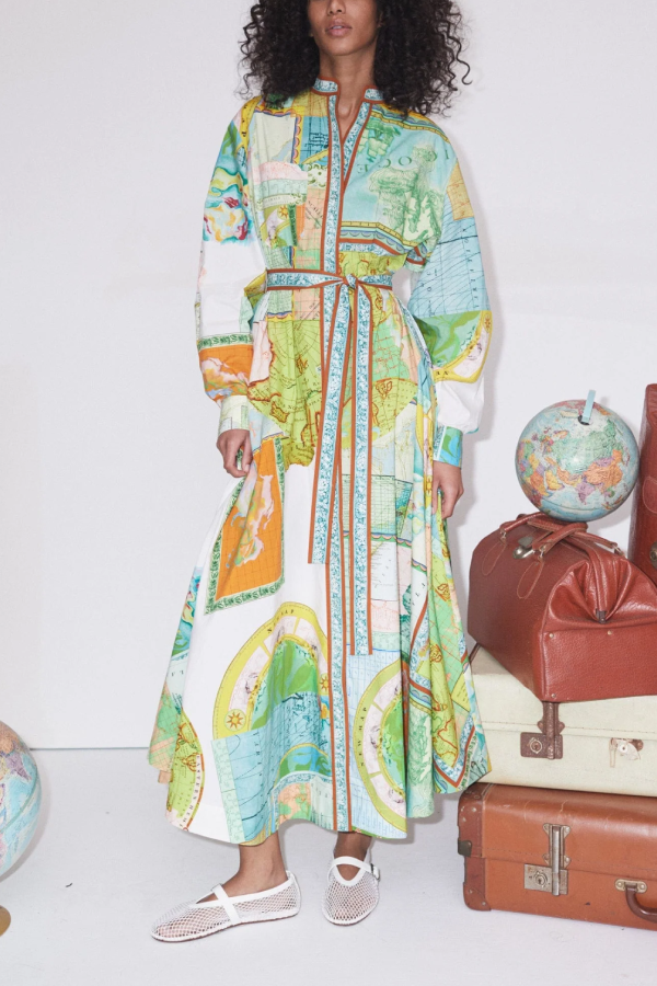 THE TERESA | BALLOON SLEEVE SHIRT MIDI DRESS